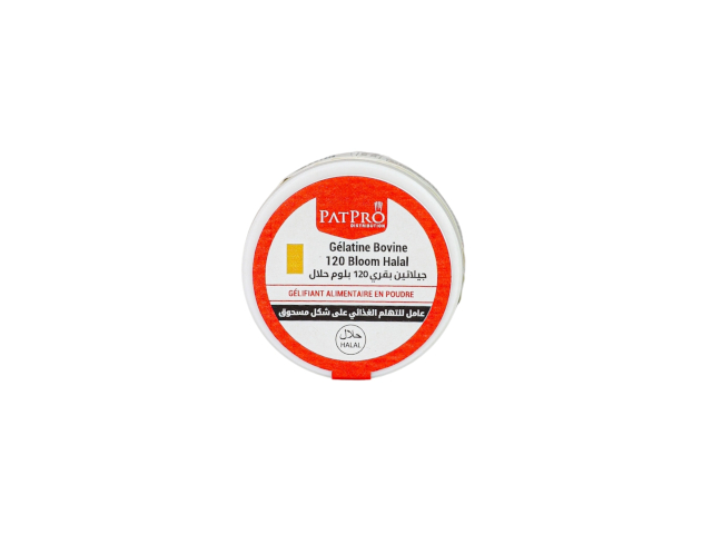 Gélatine bovine poudre 120 bloom (30gr)